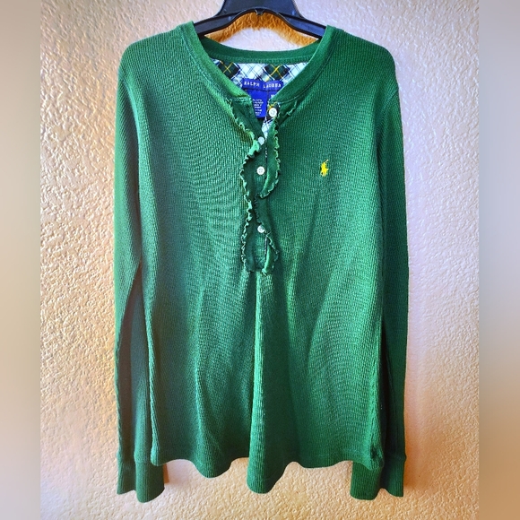 Ralph Lauren Tops - Ralph Lauren Green Top Size S/M